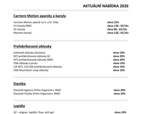 AKTUÁLNÍ NABÍDKA 2026
