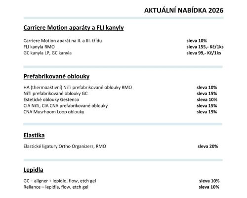 AKTUÁLNÍ NABÍDKA 2026